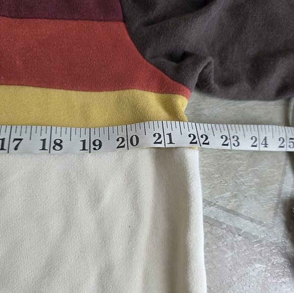 Marine layer corbet sunset striped jordan crew Neck Sweatahirt - Picture 4 of 9